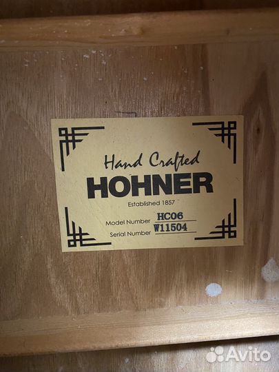 Классическая гитара hohner HC06