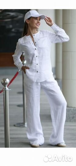 Брюки женские лен