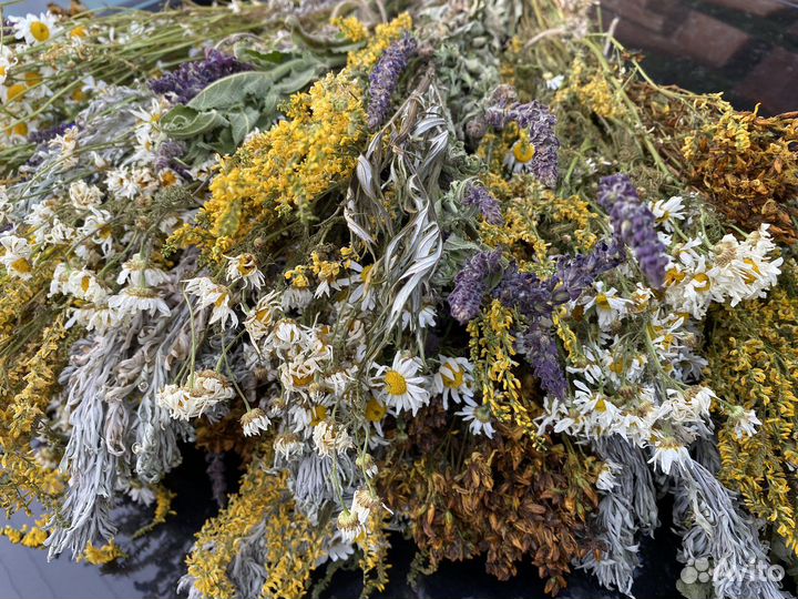 Веник для бани травяной