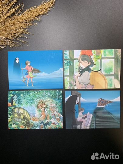 Почтовые открытки Хаяо Миядзаки