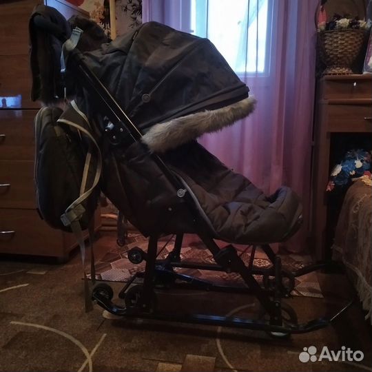 Коляска санки