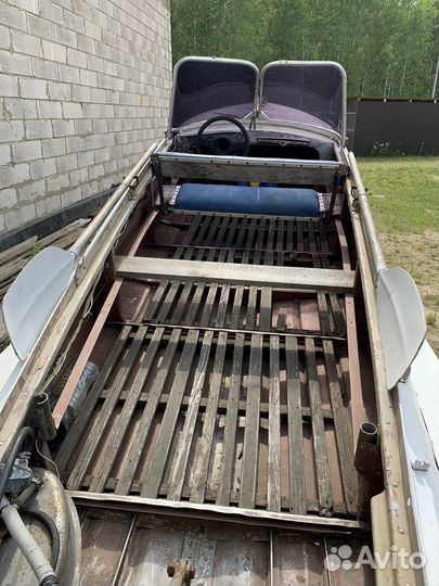 Лодка Казанка М с прицепом и мотором