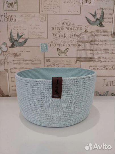 Корзина для хранения из хлопкового шнура