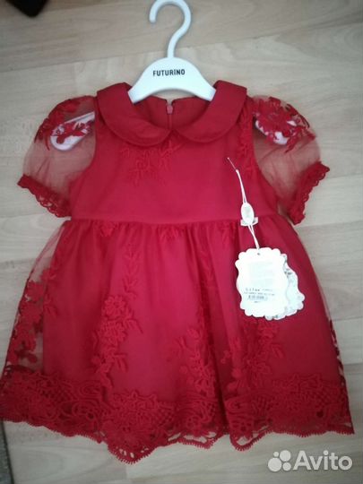 Платье для девочки 74-80