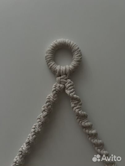 Держатель для бумажных полотенец макраме