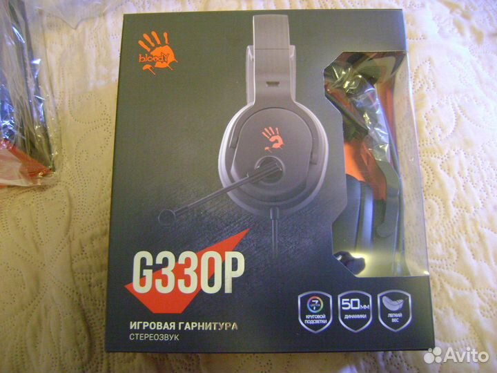 Новые Игровые наушники A4Tech G330P