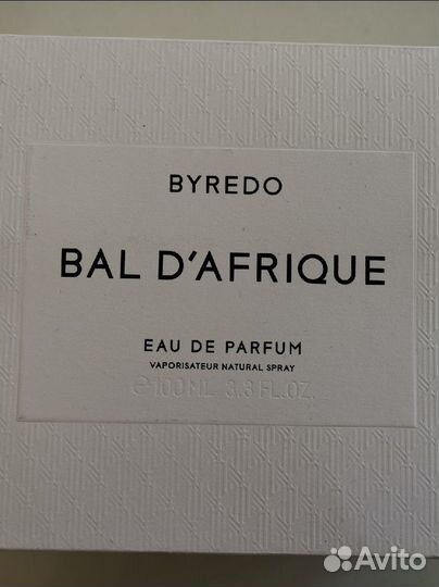 Byredo bal d afrique 100ml