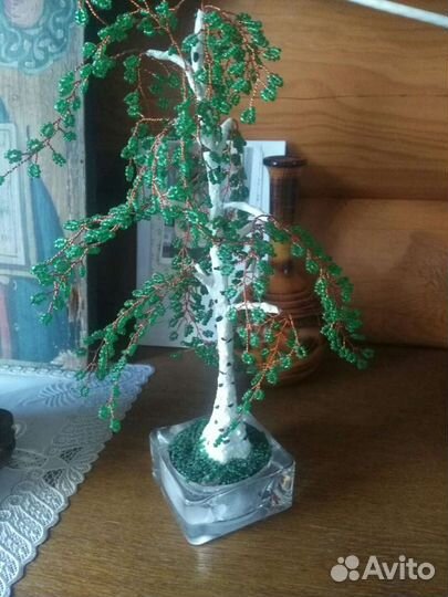 Цветы из бисера