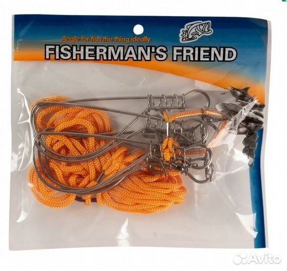 Кукан 5 карабинов парашютная стропа опт розница