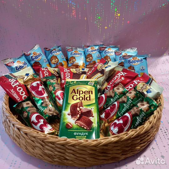 Плетеный поднос