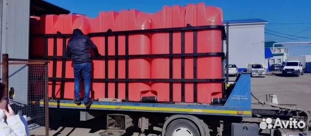 Емкости и баки под кас воду в обрешетке