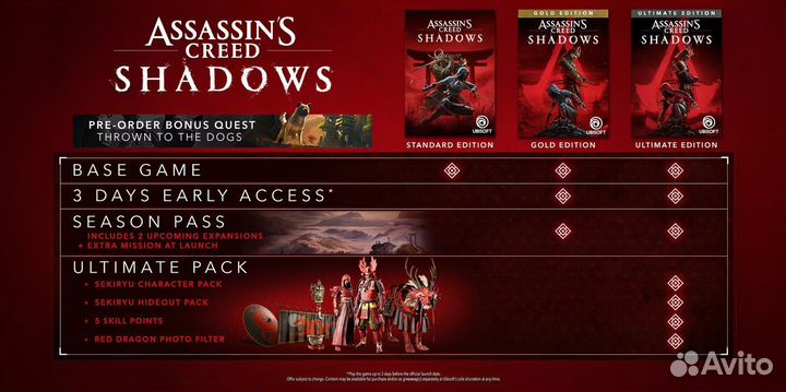 Assassin's Creed Shadows - PC/Xbox/PS