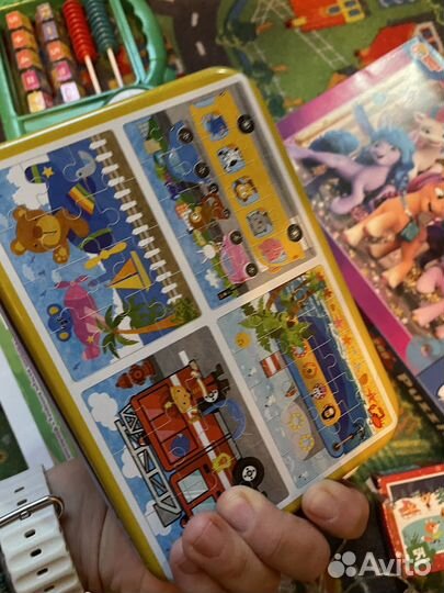 Детские игрушки, пазлы пакетом