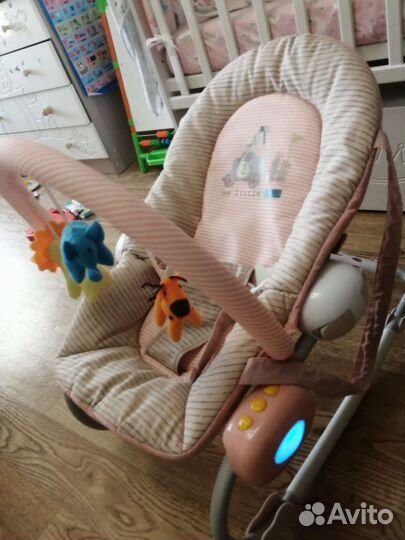 Детские качели шезлонг