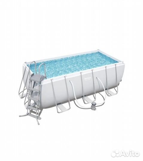 Бассейн каркасный с аксессуарами 412х201х122 см