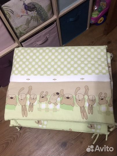 Бортики в детскую кроватку