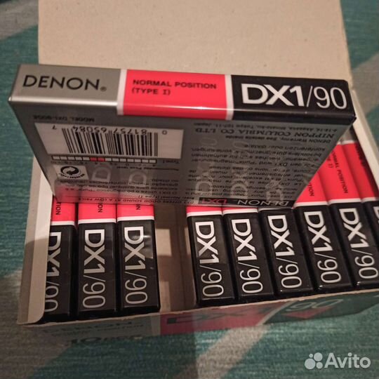 Аудиокассеты denon DX1 90 новые