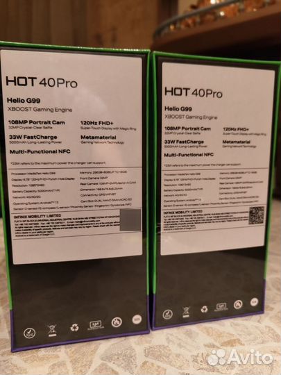 Infinix HOT 40 Pro, 8/256 ГБ