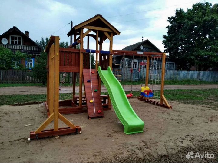 Детская игровая площадка уличная Савушка 15