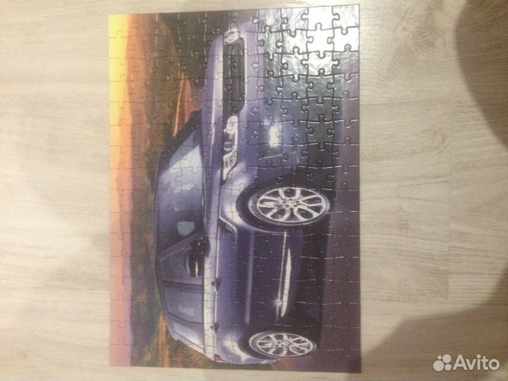 Пазлы для детей и взрослых.В переди длинные зимние