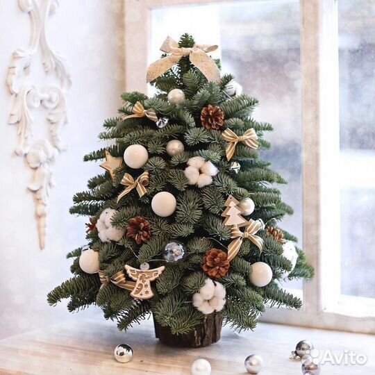 Ёлочка настольная из нобилиса