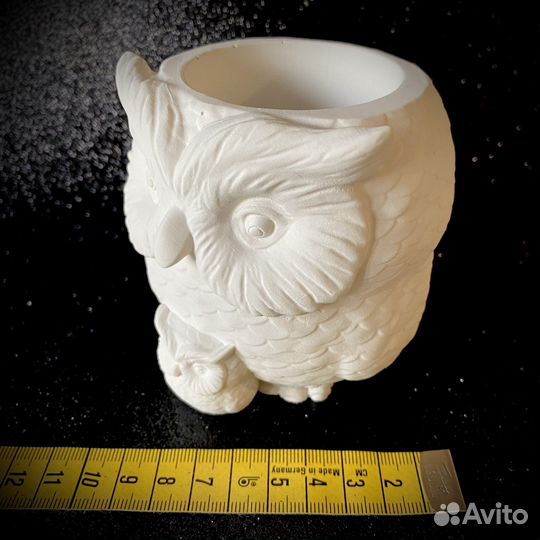 Кашпо кролик,слон,лягушка.сова карандашница