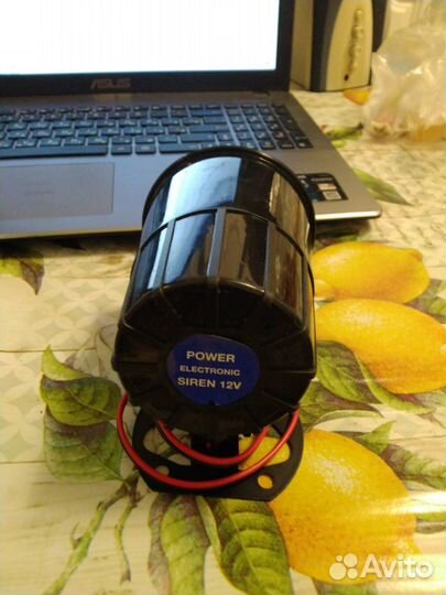 Сирена автомобильная электронная 12В