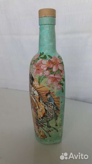 Бутылка декоративная