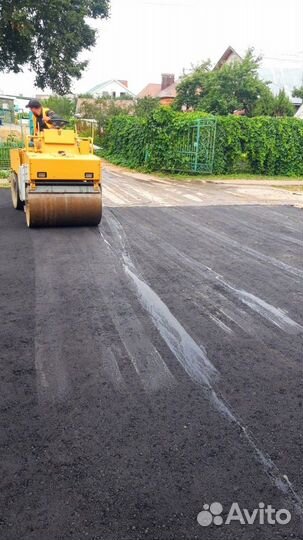 Асфальтирование и благоустройство территории