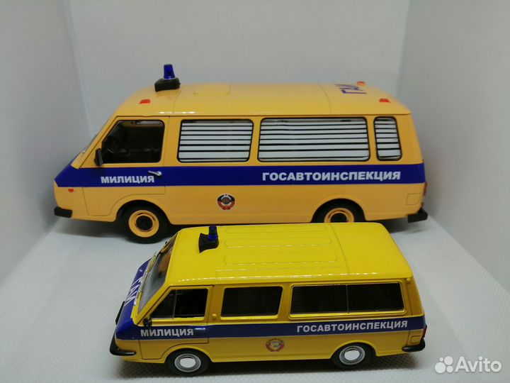 Модель раф-22038 «милиция» «Госавтоинспекция» 1:24