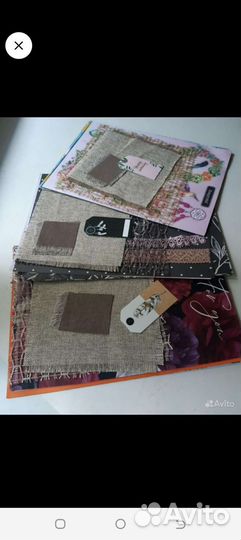 Деревянные бусины, скрапбукинг