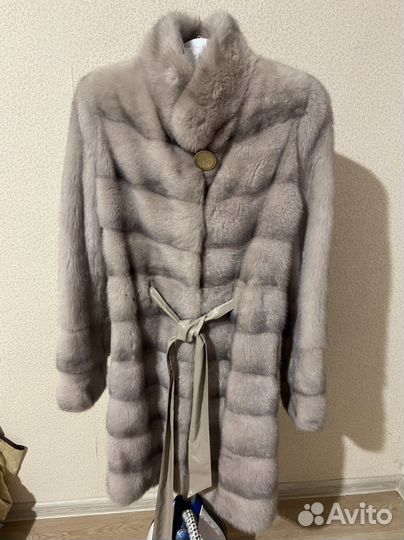 Шуба норковая поперечка