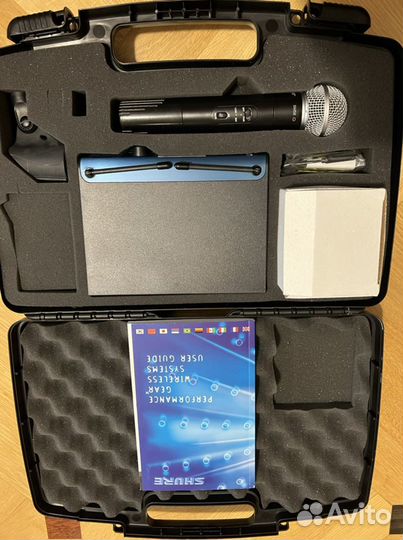 Двухантенная радиосистемa с микрофоном SM58