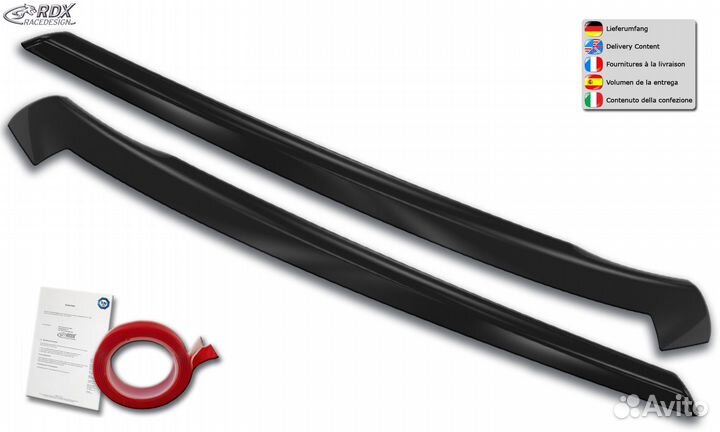 VW Caddy 2015-2020 Ресницы на фары