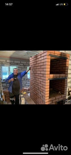 Печник кладка печей каминов барбекю