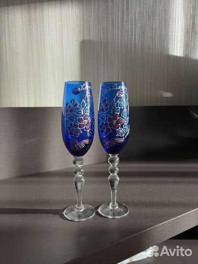 Бокалы фужеры Гусевский хрустальный завод