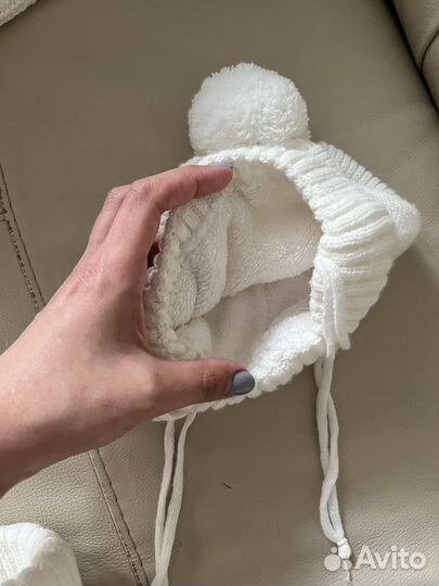 Зимний детский комплект на выписку (56 размер)