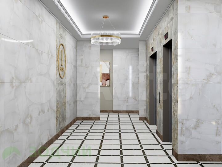 3-к. квартира, 99,5 м², 9/16 эт.