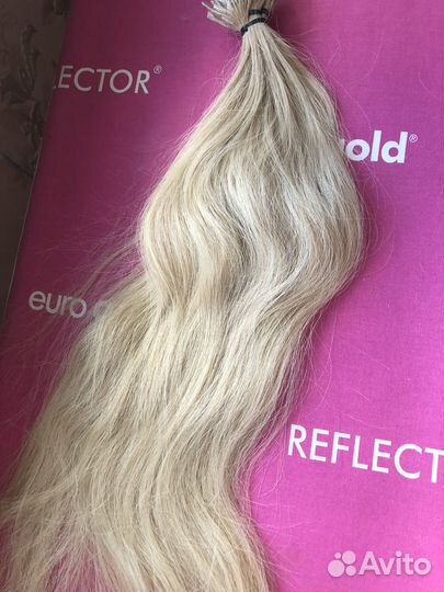 Волосы для наращивания блонд