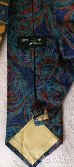 Винтажные галстуки натуральный шёлк