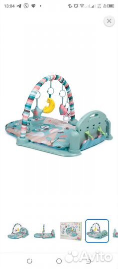 Развивающий коврик с пианино