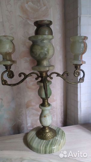 Подсвечник 5 рожковый оникс