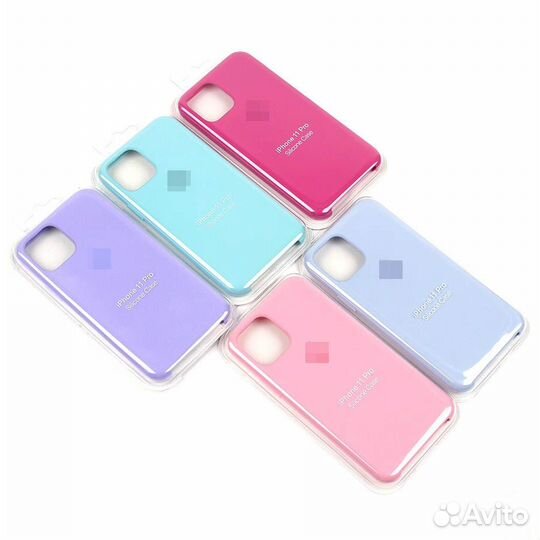 Чехол-накладка для iPhone 11 Pro silicone case 007001 розовый