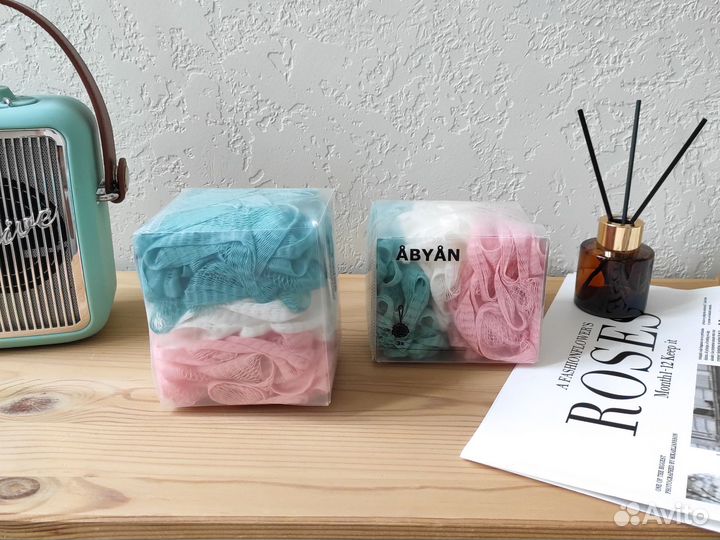 Мочалка IKEA новая 3 шт набор