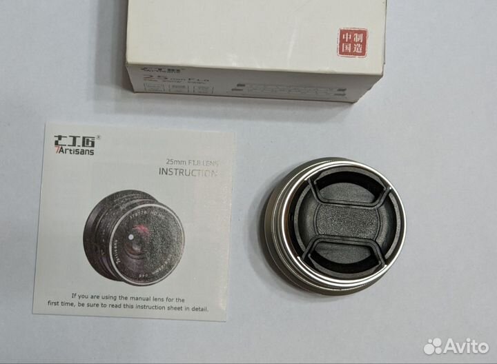 Объектив 7artisans 25mm 1.8f (fujifilm X)