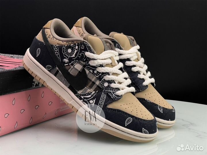 Кроссовки Travis Scott X Dunk Low SB Cactus Jack