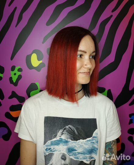 Окрашивание волос / Стрижка