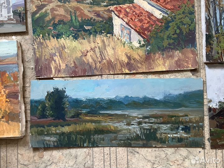 Картина маслом этюды