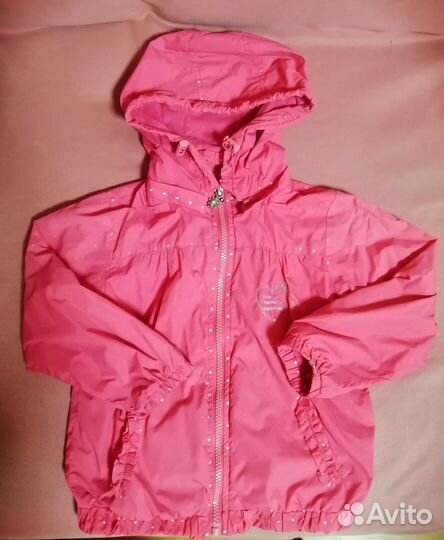 Ветровка для девочки р.110