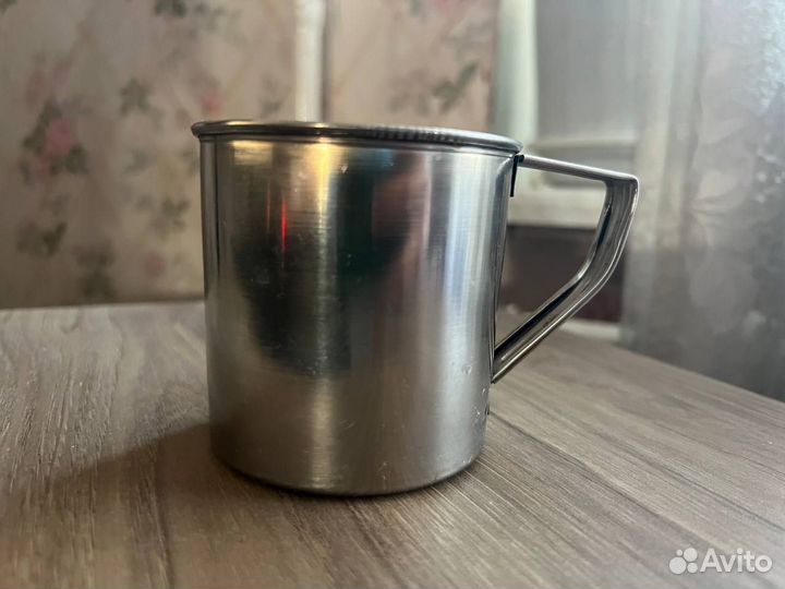 Кружка металлическая из нержавейки